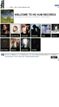 Mobile Screenshot of hohumrecords.com